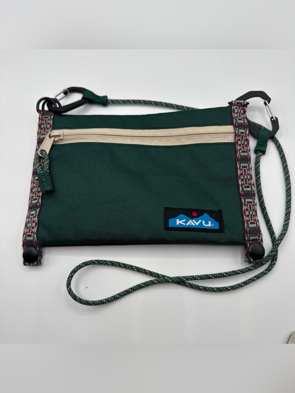 Kavu Tahom 2-in-1 Crossbody Bag Travel Pouch Trail Mix Forest Gorpcore Travel